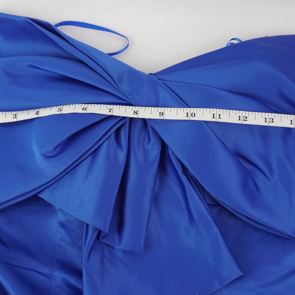 Mac Duggal Strapless Bow Mermaid Gown - Picture 9 of 11